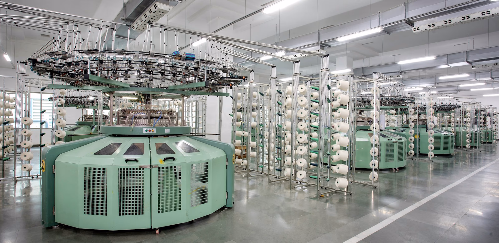 Textile manufacturing floor